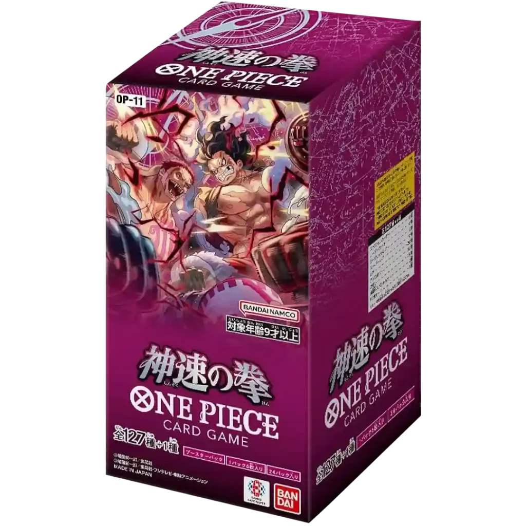 One Piece Card Game – OP11 – A Fist of Divine Speed – Booster Box Display (JP)