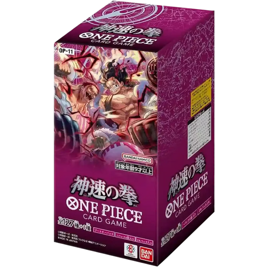 One Piece Card Game – OP11 – A Fist of Divine Speed – Booster Box Display (JP)