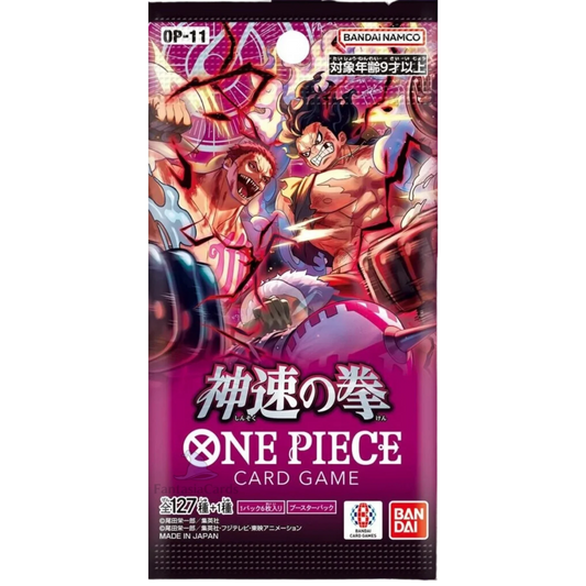 One Piece Card Game – OP11 – A Fist of Divine Speed – Booster (JP)